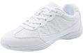 Chaussures de cheerleading blanches pour femmes et filles - Idéales pour la cheerleading et la danse