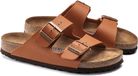 Birkenstock Arizona Pantoufles Dames Bruin Cuir