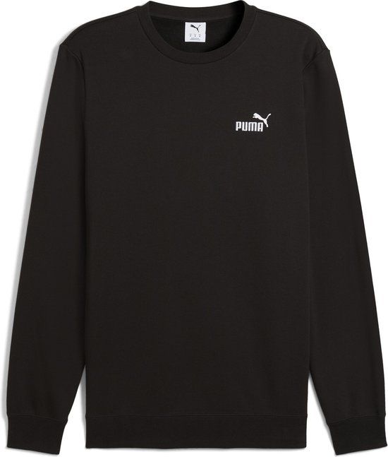 PUMA ESS Small No. 1 Logo Crew FL Unisex Trui - Puma Black