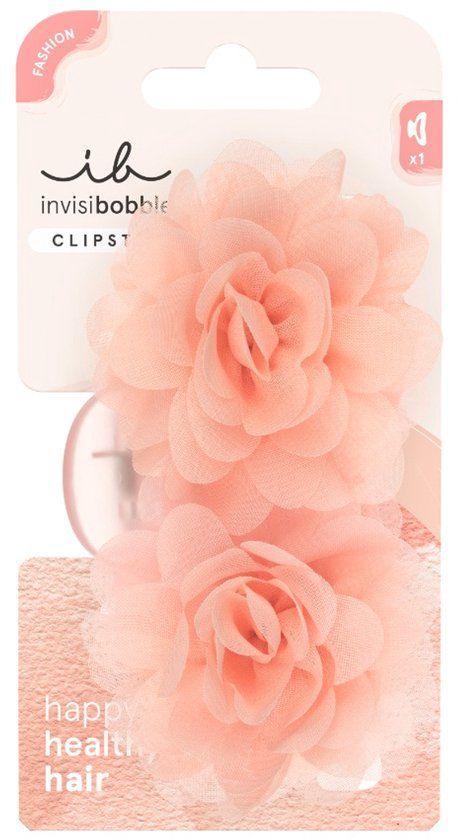 Invisibobble Clipstar Summer Rose M Haarclip Textiel Roze