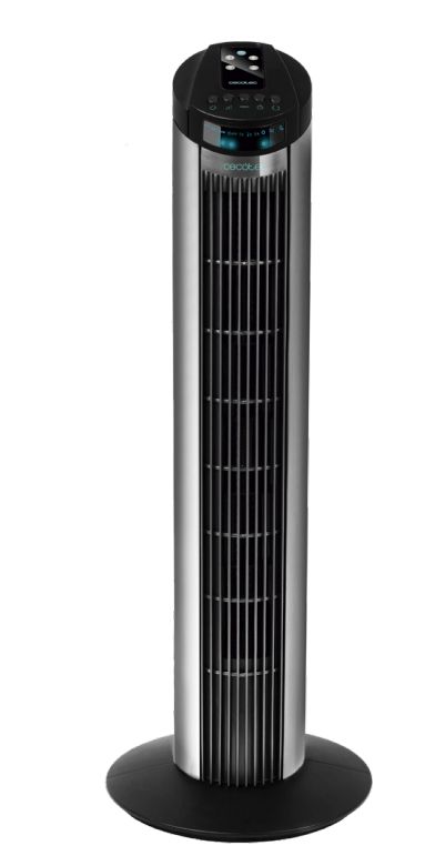 Cecotec EnergySilence 890 Skyline Tower Fan - Black/Silver - 50W