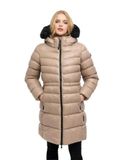 Navahoo Manteau d'hiver matelassé pour femme au design scintillant Lumeiaa