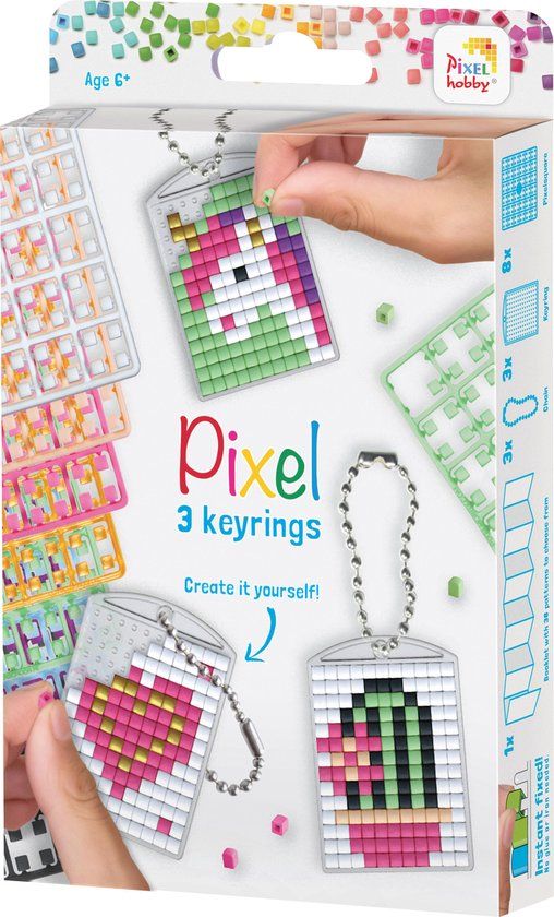 PIXELHOBBY medaillon set schattig - Pixelen - Fantasy - Kinderen