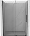 Mexen Velar porte de douche coulissante 160 cm, transparent, noir