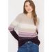 Pull en fil élastique et rayures