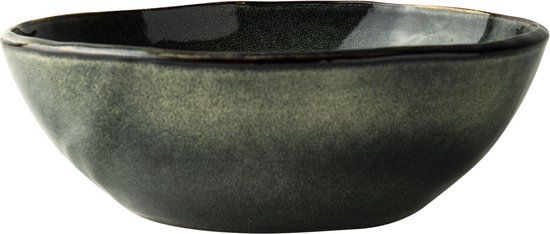Dutch Rose Organic Bowl - 23 cm - Green - Ceramic - Dishwasher & Microwave Safe