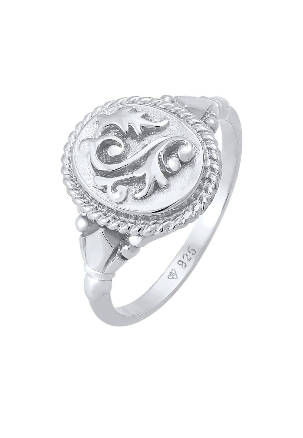 Elli Elli Elli Ring Dames Vintage Ornament Chunky Trend Blogger Trend in 925 Sterling Zilver Ringen