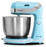 Merkloos Keukenmachine met kom - 250 W - 3 liter roestvrij staal - 6 snelheden - Blauw