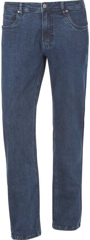 Jan Vanderstorm heren Jeans - 36 - donkerblauw - Plus Size