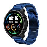 Strap-it stalen band - blauw - Geschikt voor Xiaomi Mi Watch