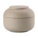 Zone Denmark Bocal avec couvercle Sensu Ø10,5x7,5 cm Taupe
