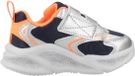 Skechers Lage kindersneakers met klittenband METEORLIGHTS GLOW Grijs