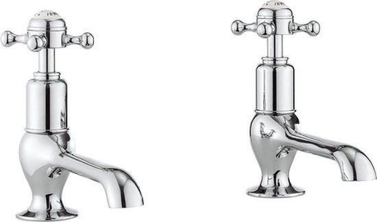 Crosswater Belgravia wastafelkraan - Chroom - Kruisgreep