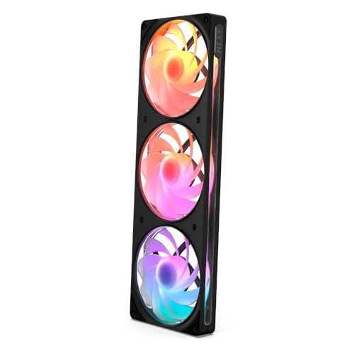 NZXT F360 RGB Reverse - 360mm Enkelram Reverse Fan - Zwart