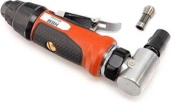 Lemato Variabel regelbare Profi Pneumatische haakse stiftslijper 3 en 6.35 mm opname