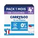 CARRYBOO Luiers maat 4+ (9-20 kg) – 126 wegwerpluiers