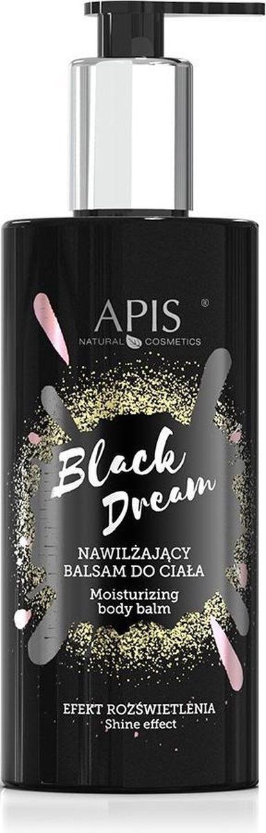 APIS Black Dream Hydraterende balsem voor het lichaam met aloë's, mango, linnen en kersen, geparfumeerde lijn en gehydrateerde huid, 300 ml