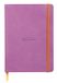 Rhodia Softcover Notitieboek – A5 – 160 Bladen – Gelijnd – Ivoorkleurig Papier 90 g/m² – Met Elastieksluiting - Lila
