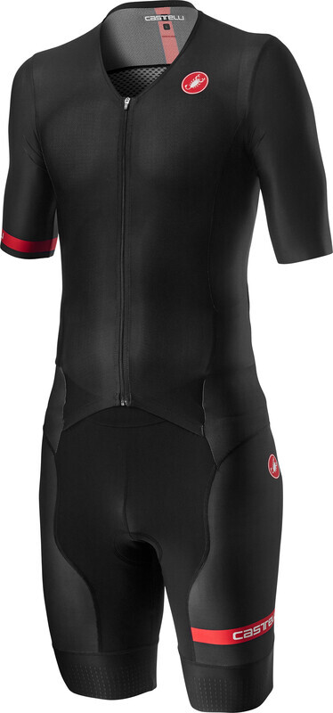 Castelli Castelli Free Sanremo 2 Tri Suit korte mouwen Heren, zwart