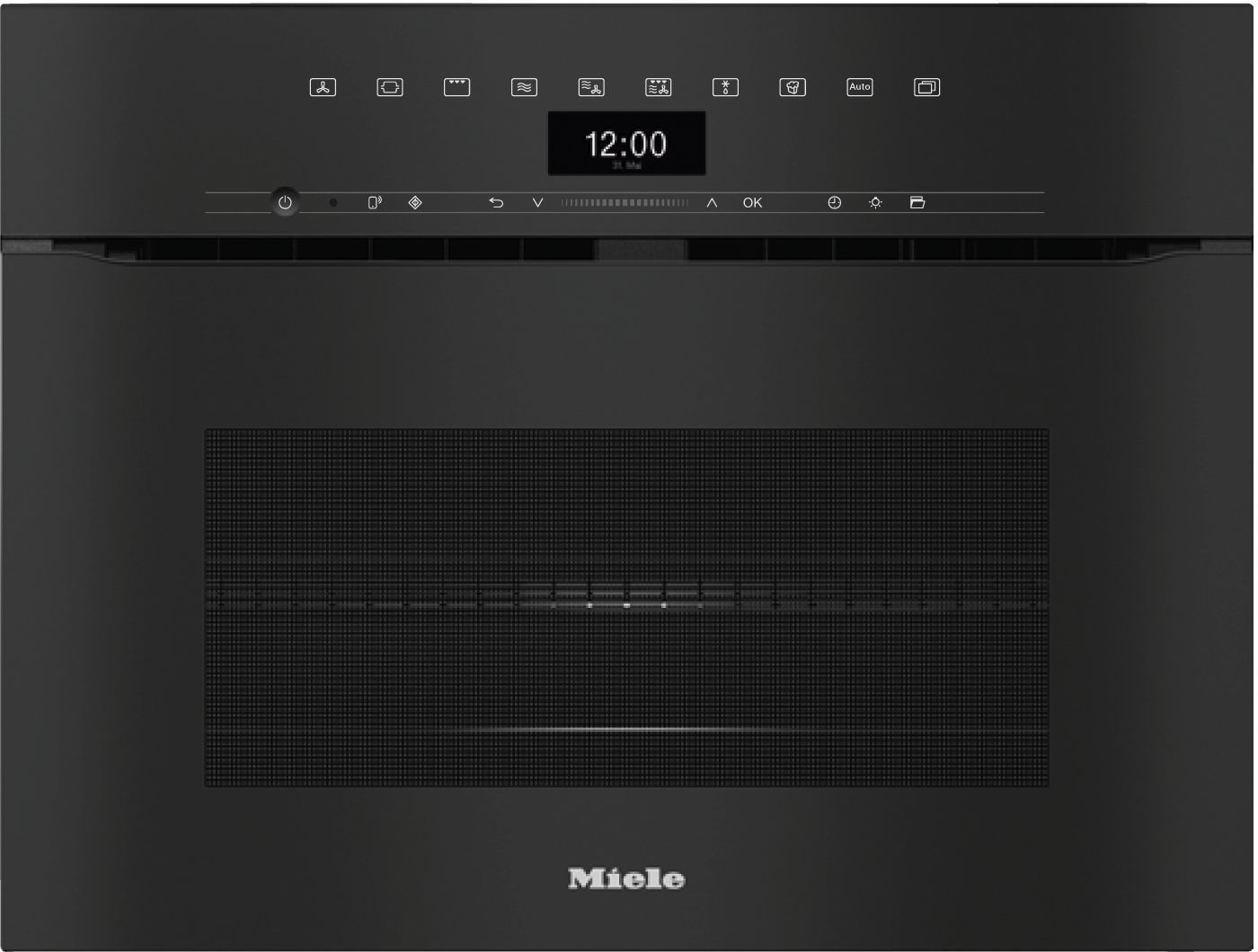 Miele H 7440 BMX - Inbouw combimagnetron - Obsidiaan Zwart
