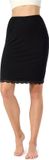 Bellivalini Dames Onderrok - kort - elastisch – licht- Viscose - Zwart - S