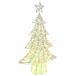 vidaXL Sapin de Noël 160 LED Blanc chaud 150 cm PET