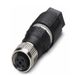 Phoenix Contact 1641772 Connecteur de câble M12 Noir, Acier inoxydable