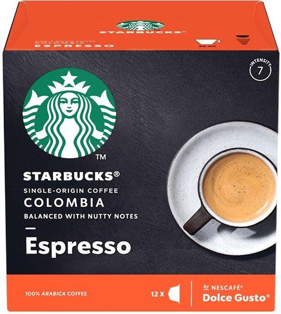 STARBUCKS® by NESCAFE® Dolce Gusto® Single-Origin Colombia Koffiepads x 12