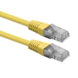 Roline Cat.6 (Class E) Patch Cable, UTP, PoE, Yellow, 5 m
