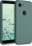 kwmobile telefoonhoesje geschikt voor Google Pixel 3a - Hoesje voor smartphone - Back cover in blauwgroen