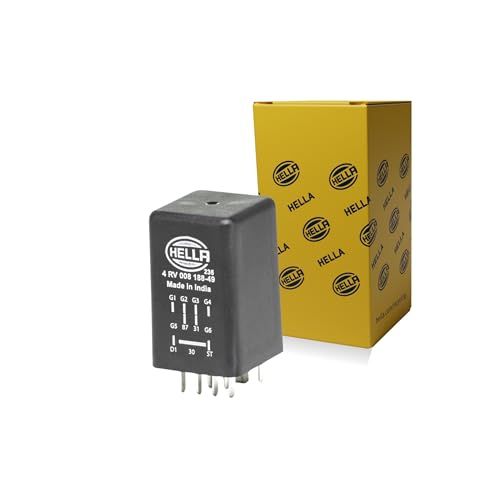 HELLA 4RV 008 188-491 Regeleenheid, gloeitijd - 12V - 9-polig - voor nagloeien geschikt - Aantal cilinders: 4