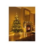 Kaemingk Decoris Kerstboomrok/kerstboommand - bruin - wilg hout - D70 x H28 cm - voor een kerstboom tot 240 cm