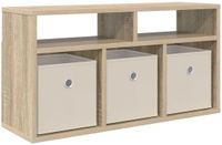 vidaXL Meuble bas - 72 x 22,5 x 38 cm - Chêne Sonoma