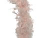 Decoris Boa veer d15l184h13 cm poederroze kerst
