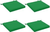 vidaXL - Zitkussens - SOEST - 4 stuks - 100% Polyester - Groen