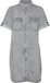 VERO MODA VMJENNIE SS SHORT DENIM DRESS GA NOOS - Medium Grey Denim - Women's Size M