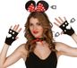 Fiestas Guirca Set Minnie Mouse: handschoenen, diadeem en collar
