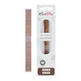 KnitPro Ginger Cubics breinaalden met dubbele punten, 15 cm (6") - 2,50 mm US 1.5