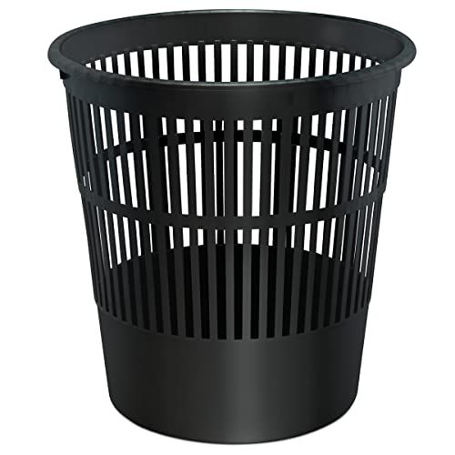 Waytex 931070 Kantoorafvalemmer Zwart - 16L