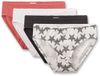 Sanetta Slip Rioslip 4er Pack - Dames - Katoenmix - Wit/Zwart/Oranje - Maat 152