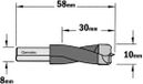 CMT Drevelboor, rechts - Snijgereedschappen