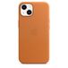 Apple iPhone 13 Leather Case - Golden Brown