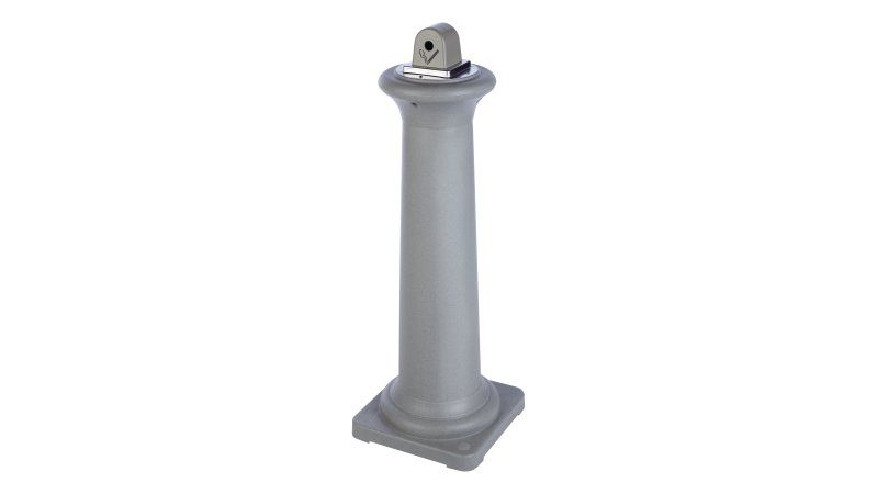 Rubbermaid GroundsKeeper Tuscan Staande Asbak - Grijs - Kunststof
