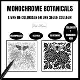 Monochrome Botanicals Monochrome Botanicals Coloring Book