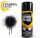 Games Workshop Warhammer Citadel Spray : Noir Chaos