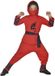 Amscan Kinder Kostuum Ninja Warrior Rood 6-8 Jaar