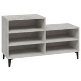 VidaXL Schoenenkast 102x36x60 cm bewerkt hout betongrijs