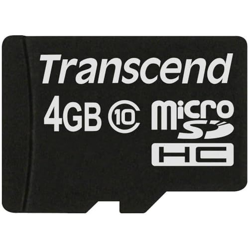Transcend TS4GUSDC10 4GB microSDXC/SDHC Class 10 geheugenkaart