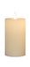 Annas Collection Bougie rustique cire flamme vacillante 12,5x7,5 cm blanc