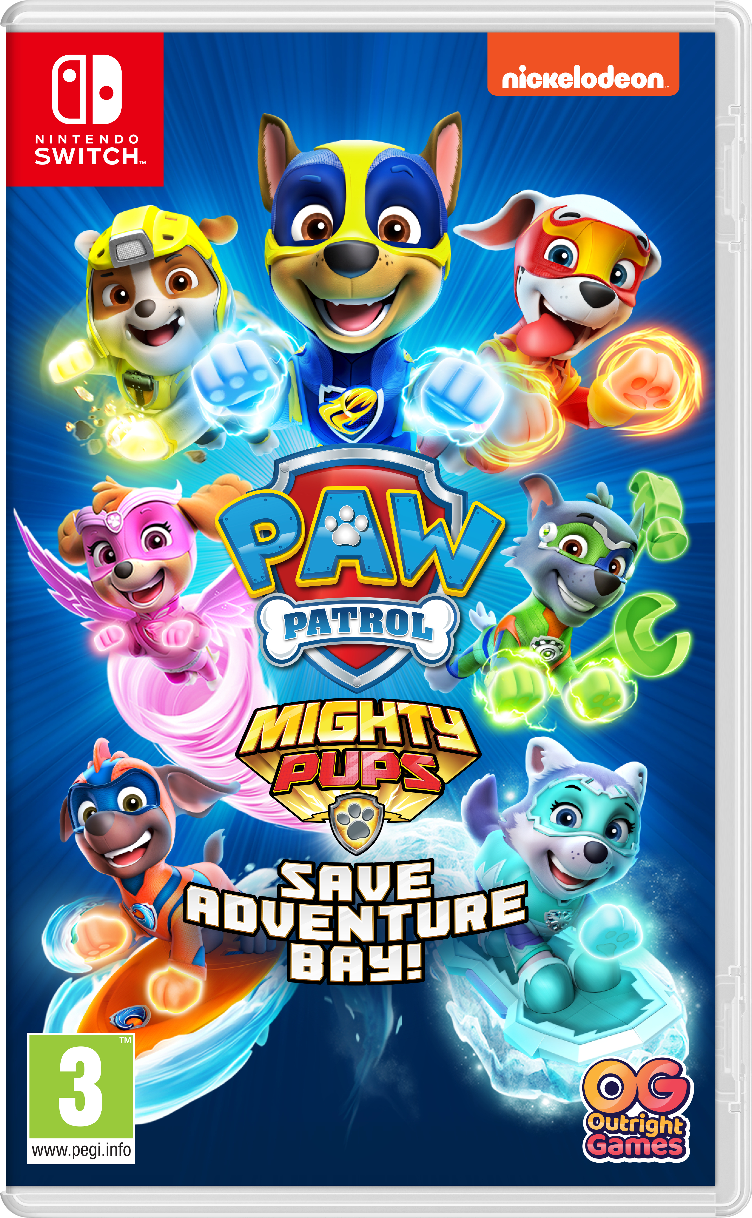 Nintendo Paw Patrol: Mighty Pups Save Adventure Bay!